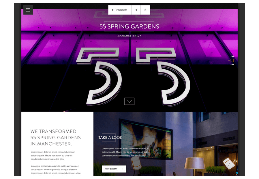 Hepoltiron created the website for construction company ARCO to present their services